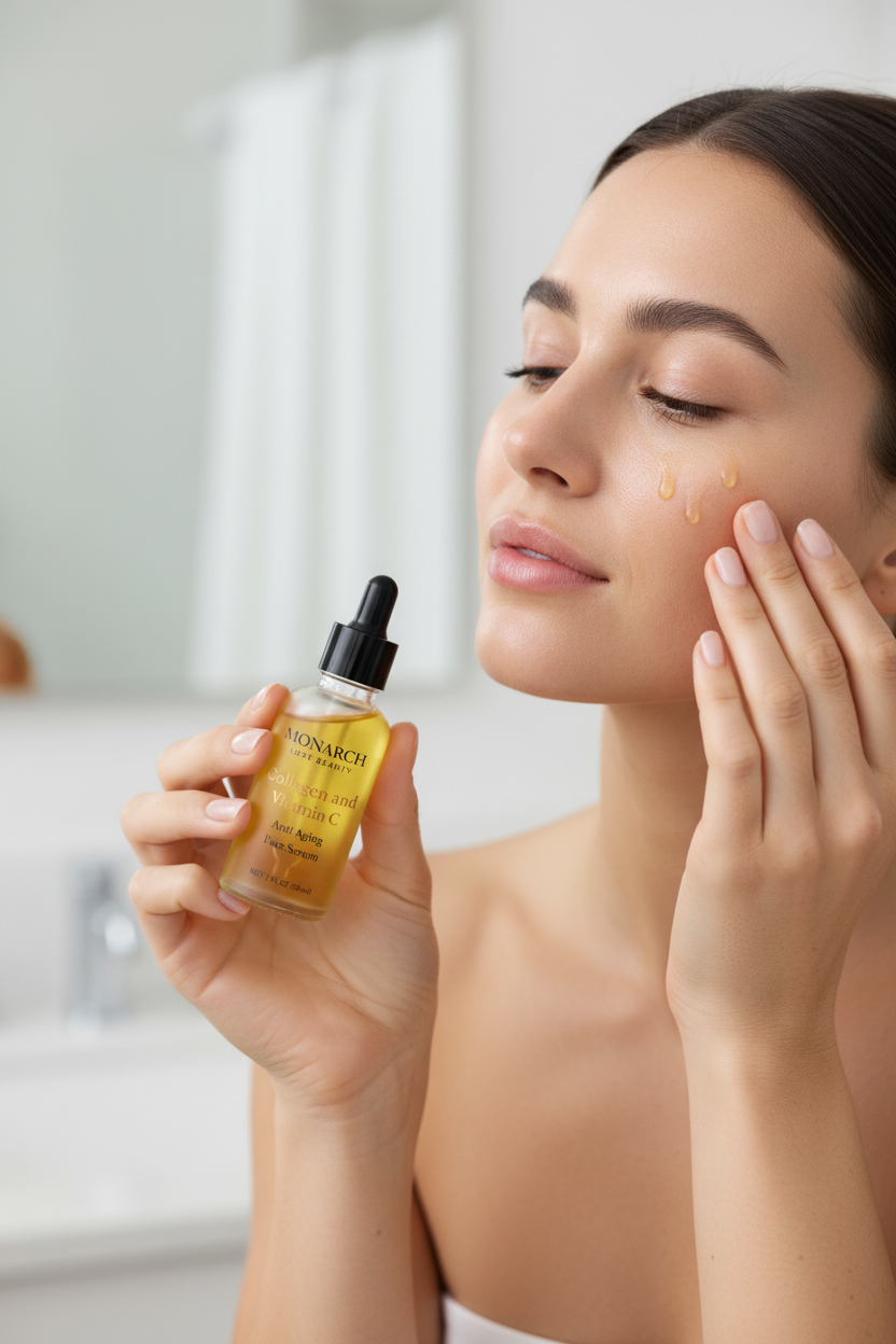 Anti Aging Collagen and Vitamin C, Face Serum ￼